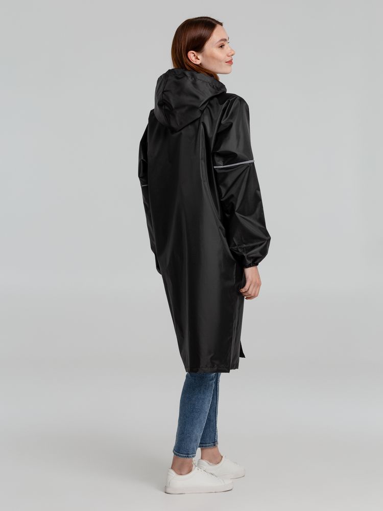 Дождевик со светоотражающими элементами Rainman Blink, черный-2