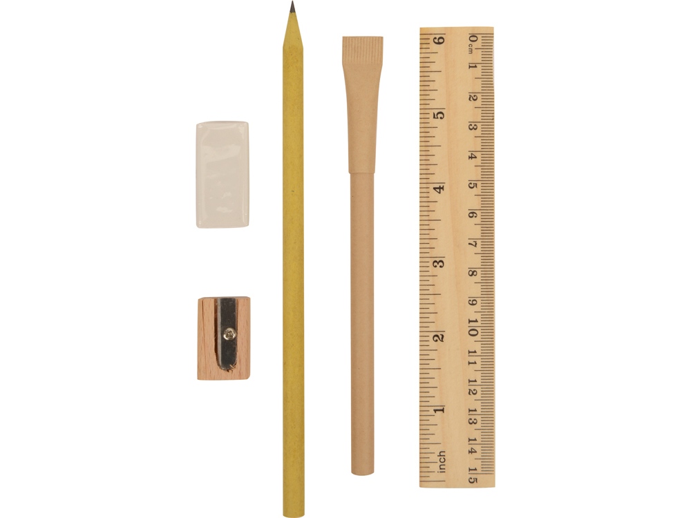 Набор канцелярский в пенале Eco style-1