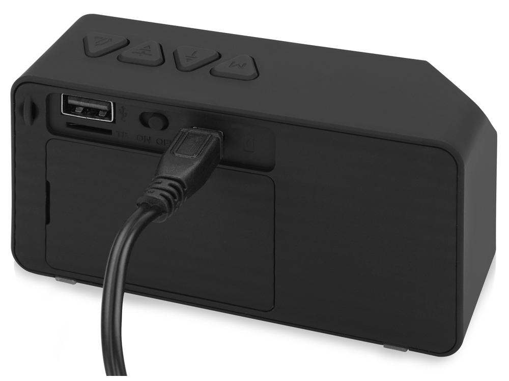 Портативная колонка Bermuda с функцией Bluetooth, черный-1