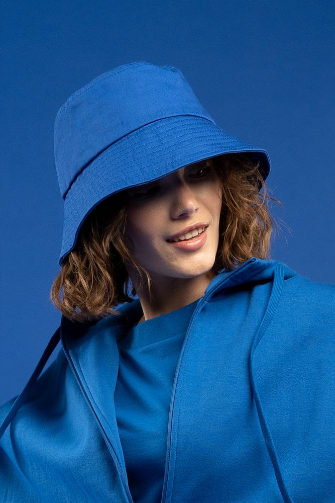 Панама C7, синяя-0