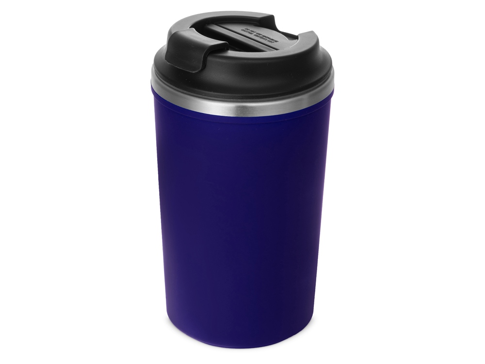 Герметичная термокружка на присоске Kick, 350 мл, темно-синий-1