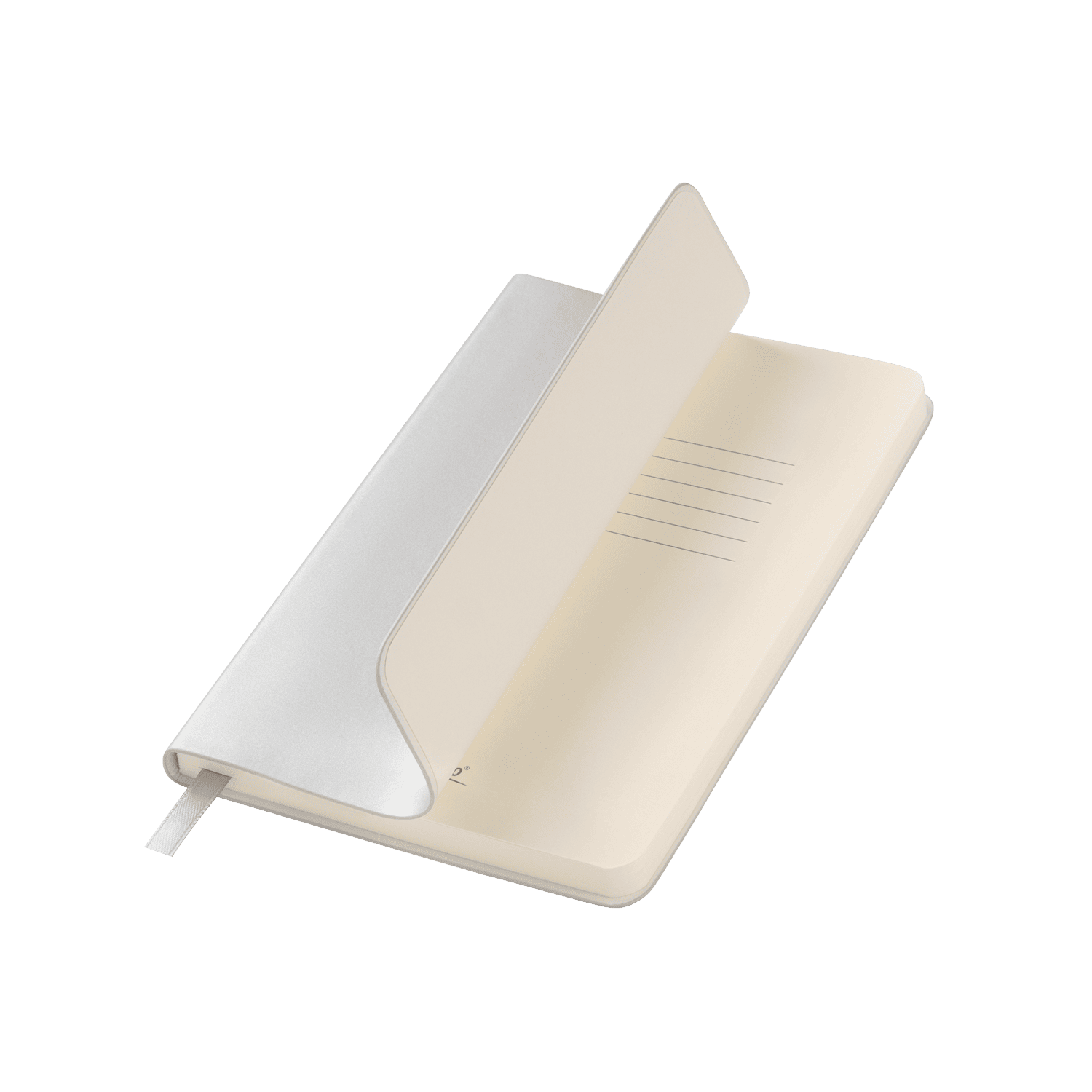 Ежедневник Спарк мини (Spark mini) A6 недатированный, серебряный-0