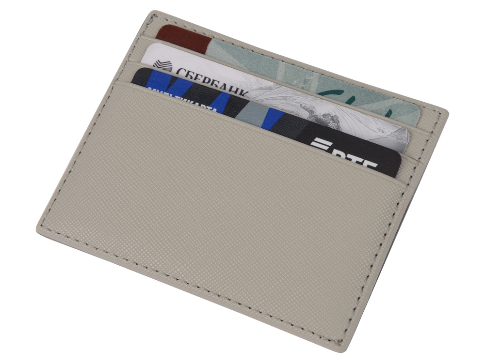 Чехол для карточек и купюр Weekend из ПВХ, серый-2