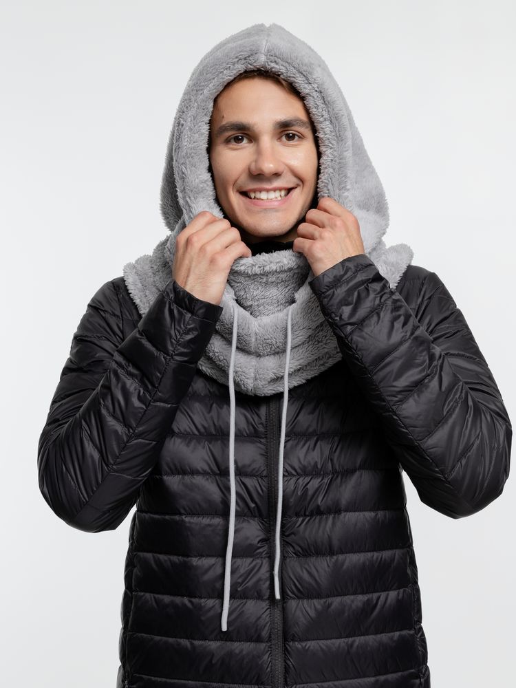 Балаклава-капюшон Flocky, серая-5