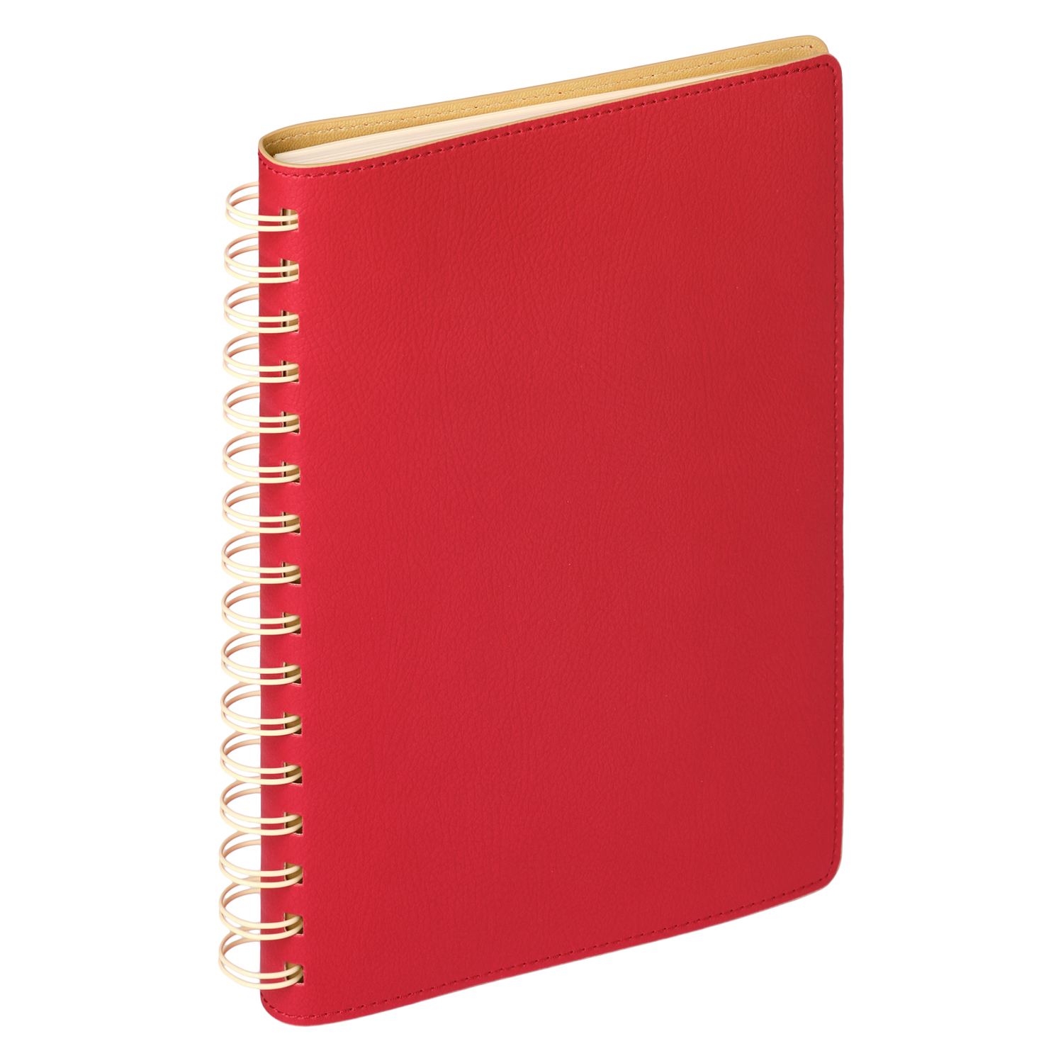 Ежедневник Виста (Vista) недатированный, красный/бежевый-5