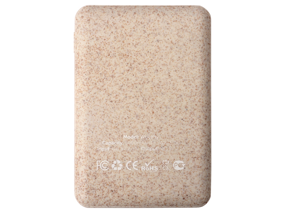 Портативное зарядное устройство Wheatty, 5000 mAh-3