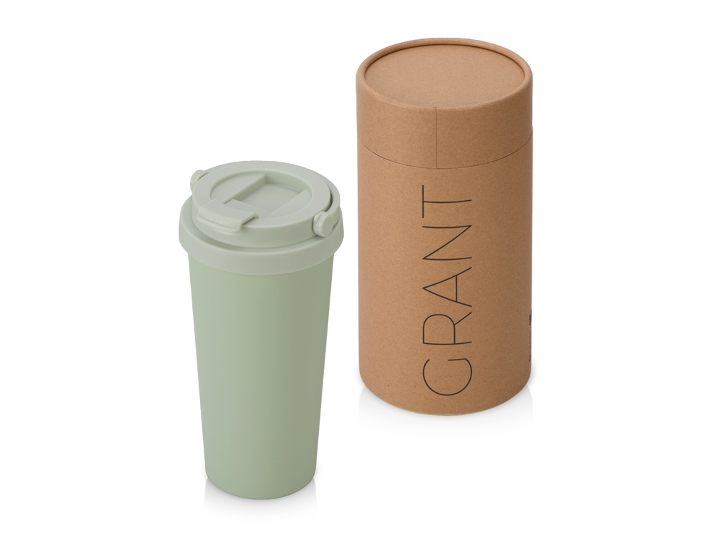Термокружка Grant, 473мл, тубус, оливковый-0