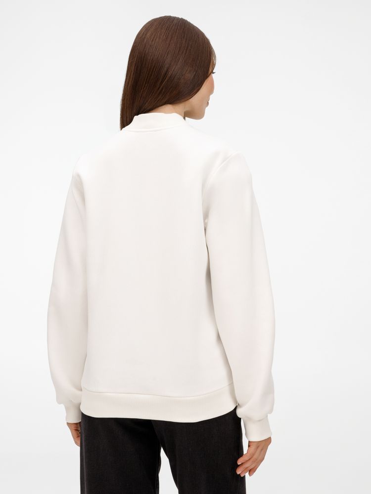 Бомбер унисекс Estado, молочно-белый-5