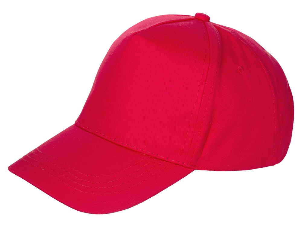 Бейсболка Мемфис 230 5-панельная, красная-3