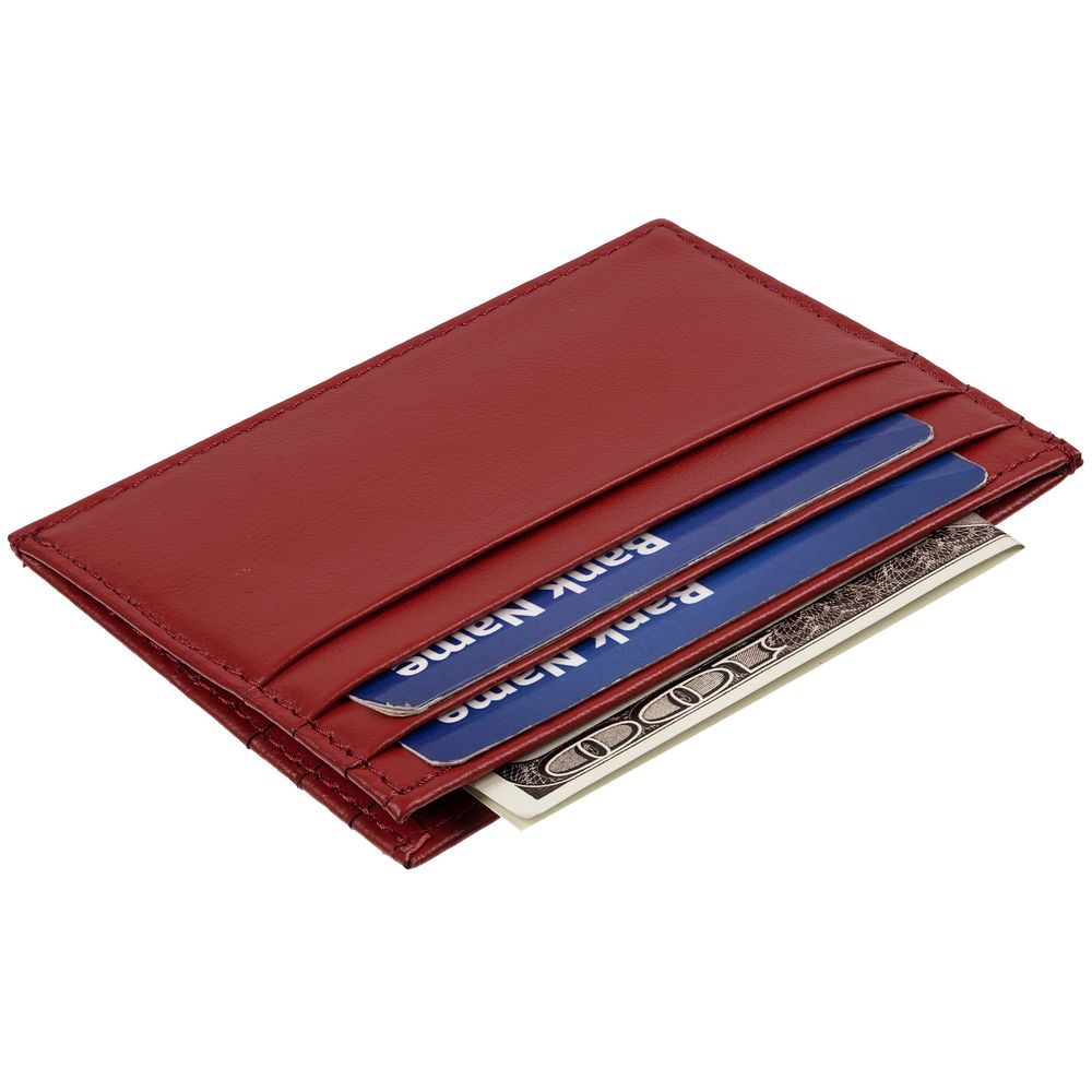 Чехол для карточек Top, красный-2