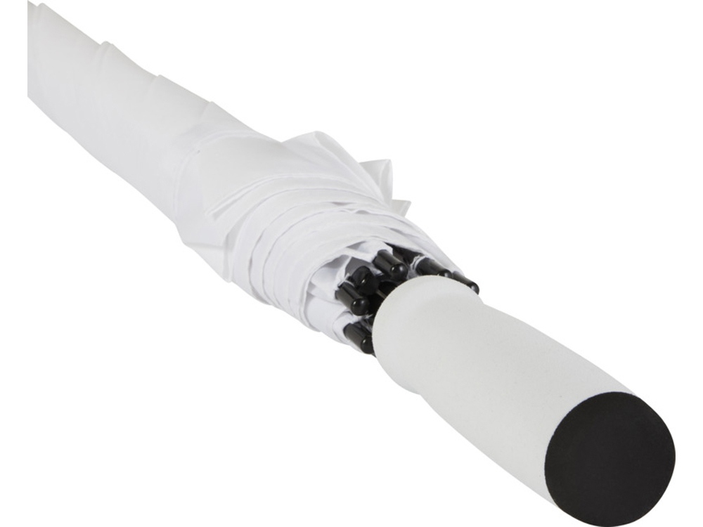 Зонт трость 23 Niel из переработанного ПЭТ-пластика, полуавтомат - Белый-4