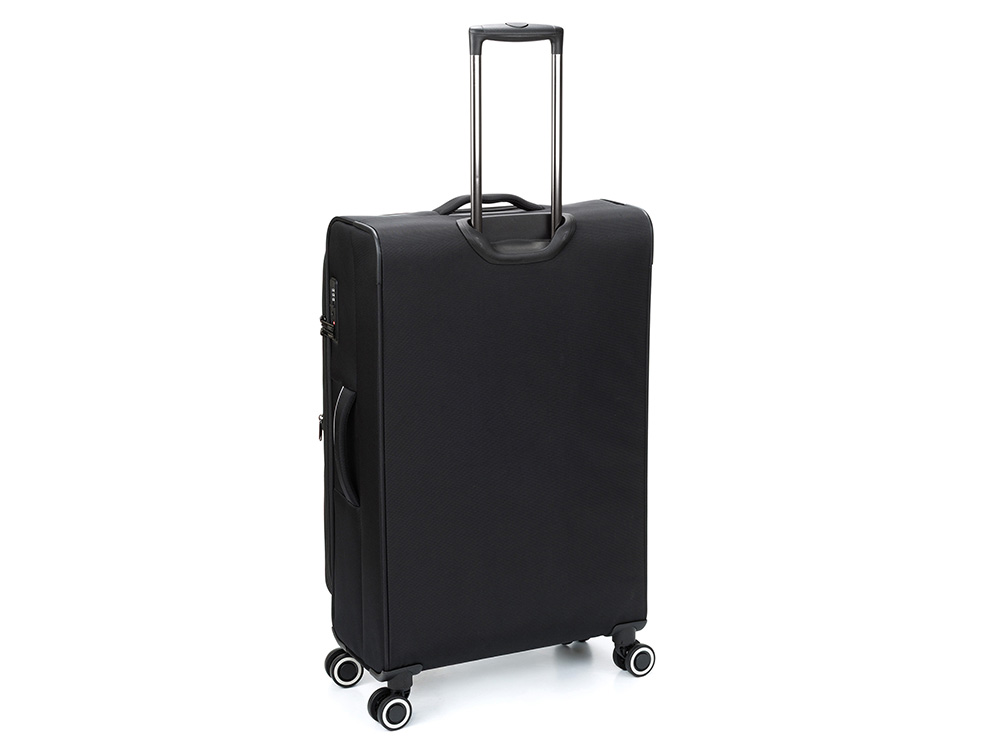 Чемодан TORBER НЕРО, чёрный, переработанный ПЭТ, 48 х 28 х 79 см, 90 л-2
