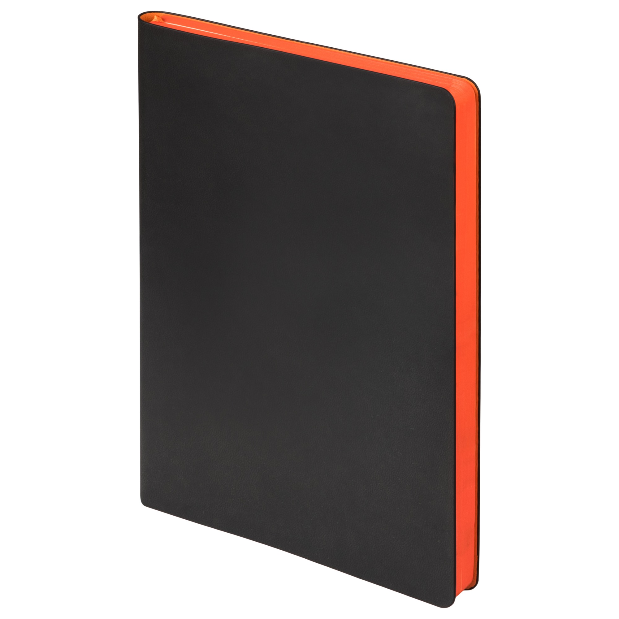 Ежедневник Латте (Latte NEW) недатированный, черный/оранжевый (без упаковки, без стикера)-4