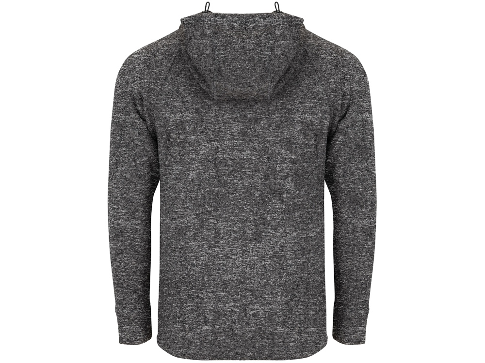 Толстовка на молнии Everest, меланжевый черный-1