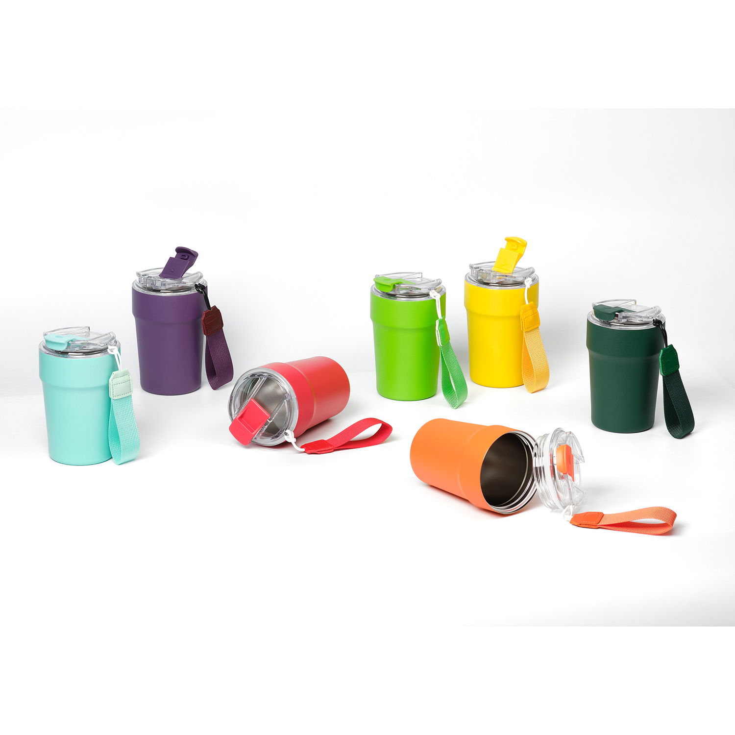 Термокружка вакуумная Монако (Monaco), аква-15