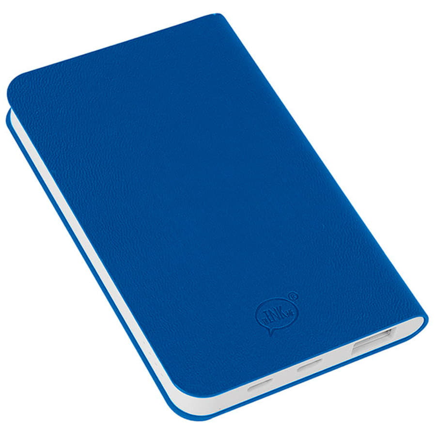 Универсальный аккумулятор "Softi" (5000mAh),синий, 7,5х12,1х1,1см, искусственная кожа,пл, синий-1