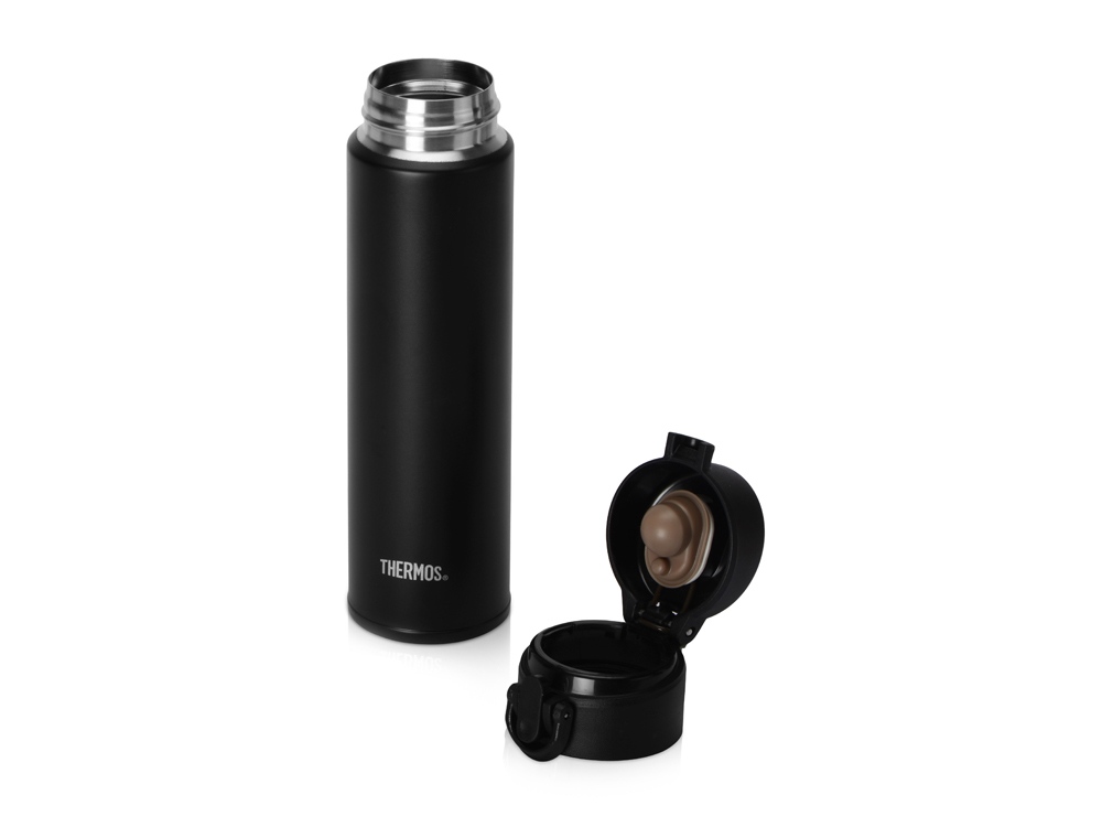 Термос из нерж. стали тм THERMOS JNI-402 ALB SS Vac. Insulated Flask,400ml, черный-1