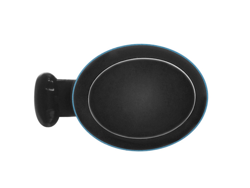 Металлическая шариковая ручка soft touch Ellipse gum, голубой-1