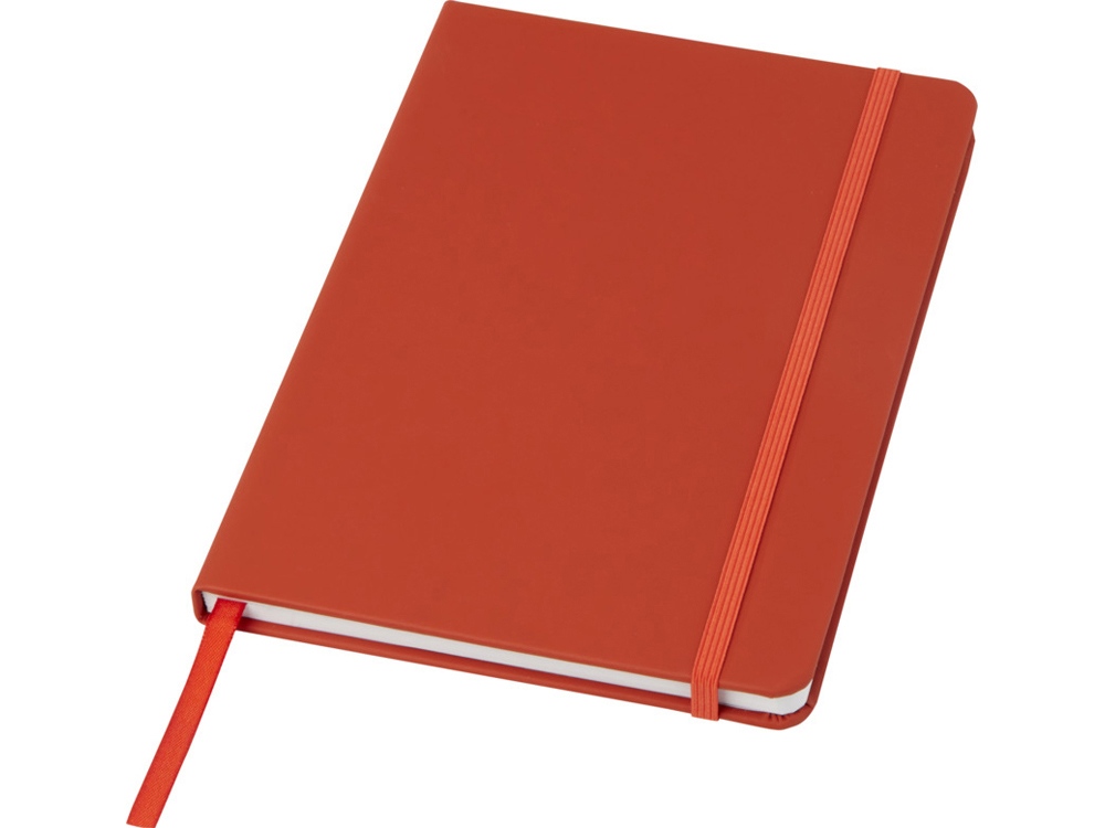 Блокнот Spectrum A5 с белыми страницами, красный кирпичный-0