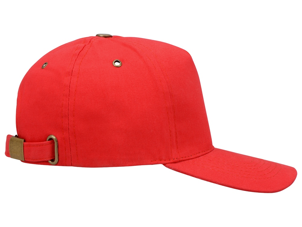 Бейсболка New York 5-ти панельная, красный-6