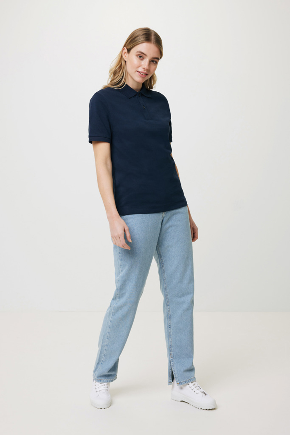 Рубашка поло Iqoniq Yosemite из переработанного хлопка-пике, унисекс, 220 г/м²-23