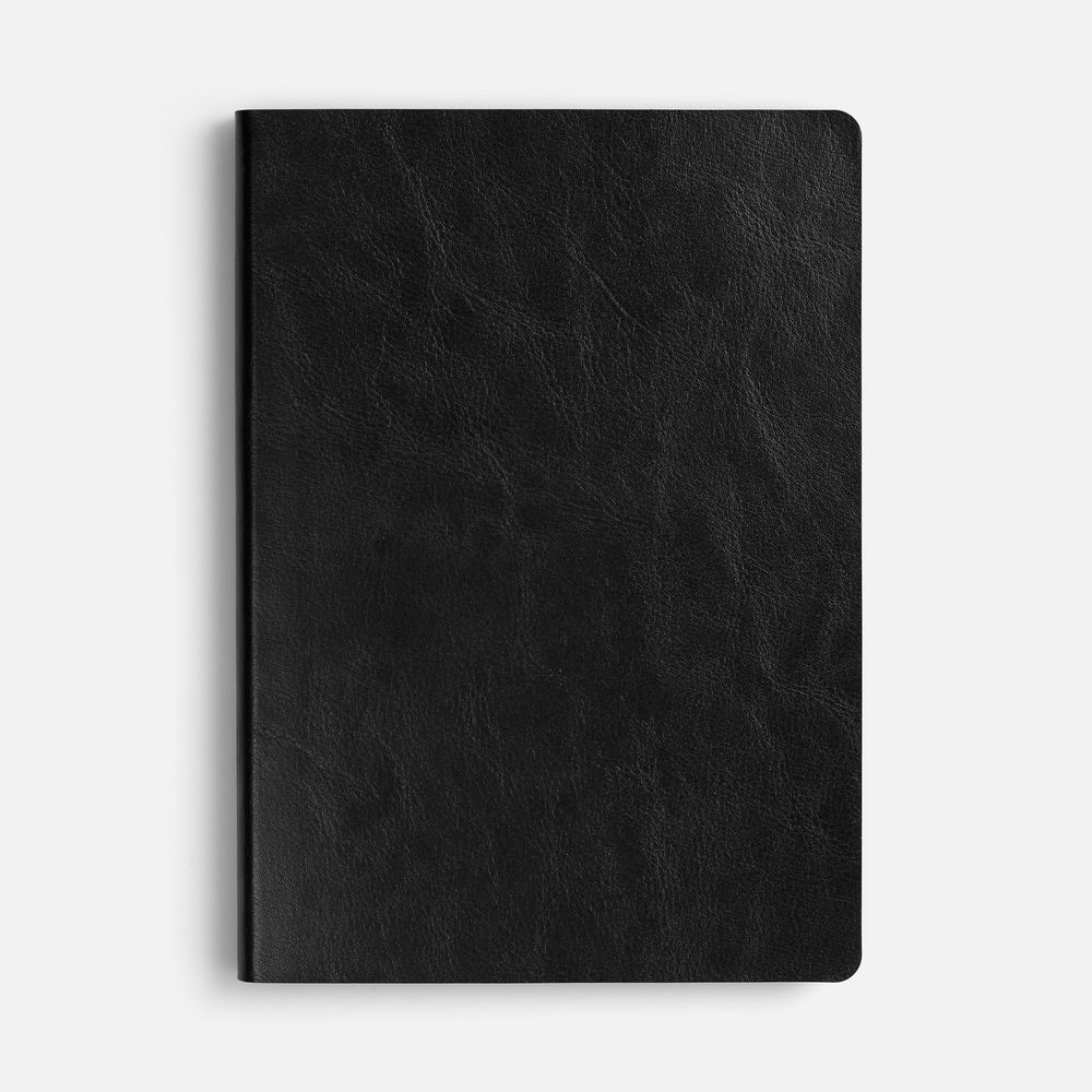 Ежедневник Doppio, недатированный, черный с серым-2