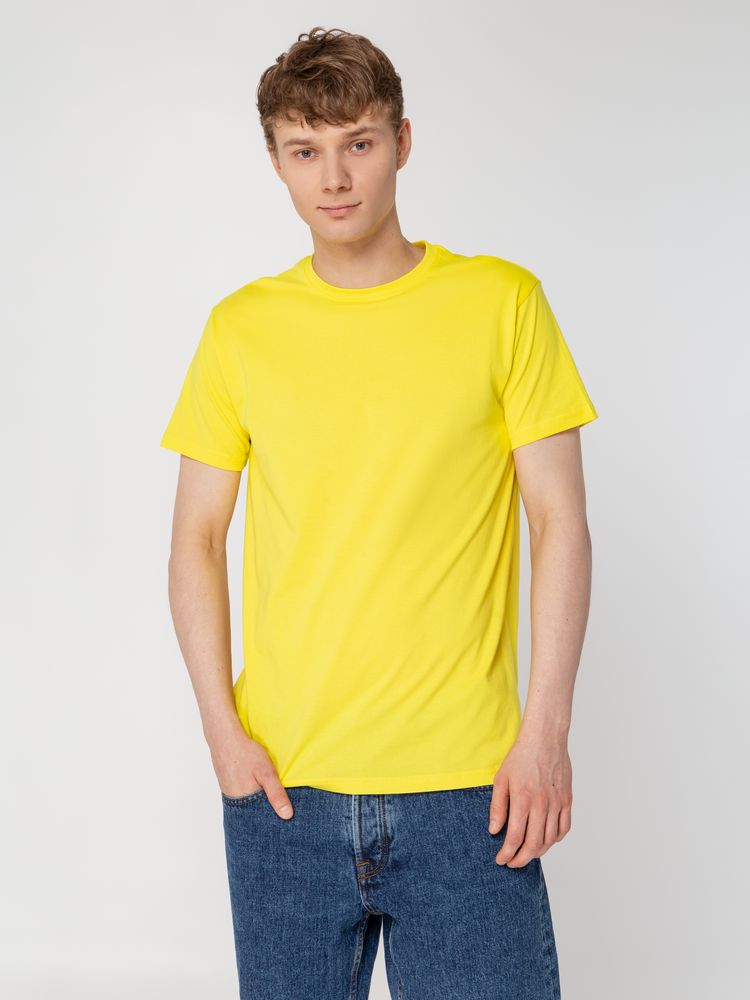 Футболка унисекс T-Bolka 160, желтая-5