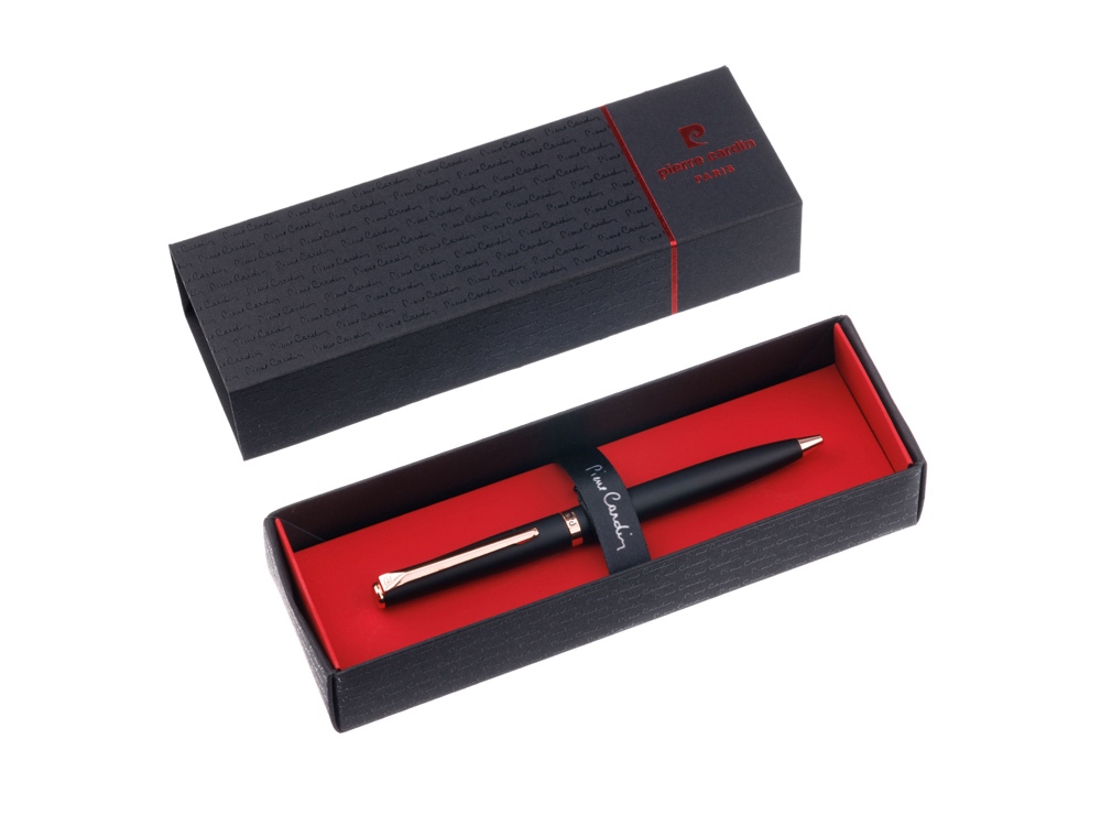 Ручка шариковая Pierre Cardin GAMME. Цвет - черный. Упаковка Е-4