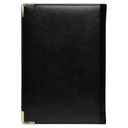 Ежедневник полудатированный Classic Pristine Gold А5, Черный/Золотой-2