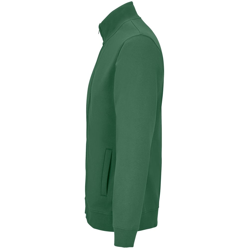 Толстовка унисекс Cooper, темно-зеленая-1