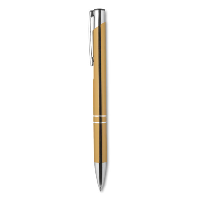 Recycled aluminium ball pen, золотой-0