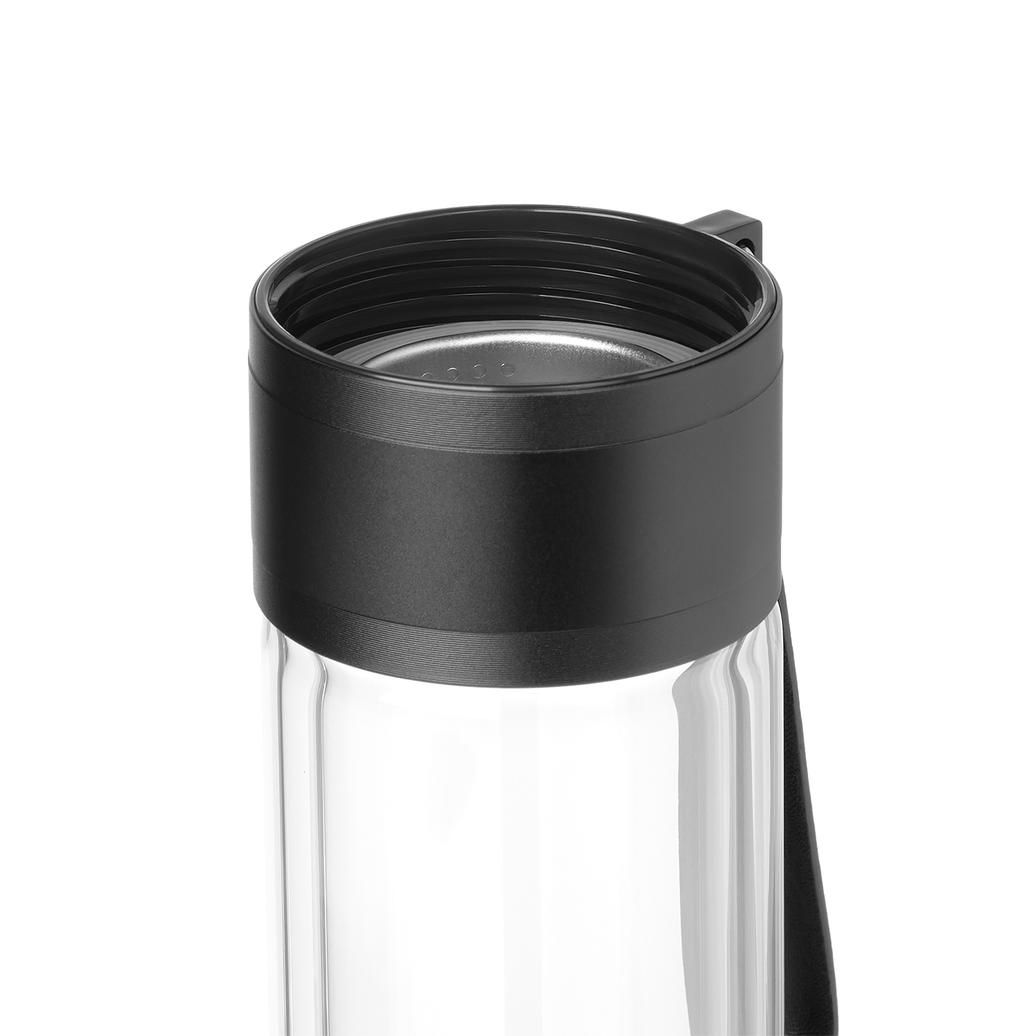 Бутылка стеклянная с двойными стенками Terso, черная-6