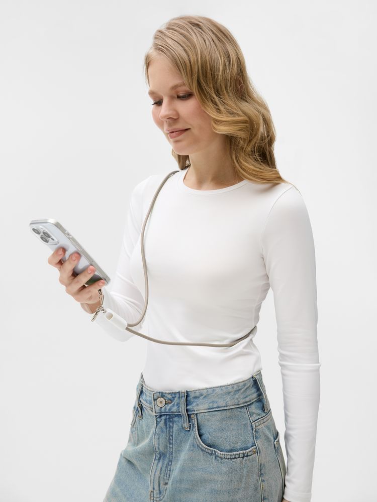 Кабель-ланьярд energyFlex Pro, серо-бежевый-2