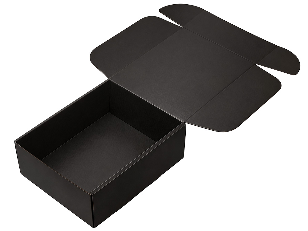 Коробка подарочная Raven, XL , черная, вн. размер 235х300х105 мм., вертикальная-2