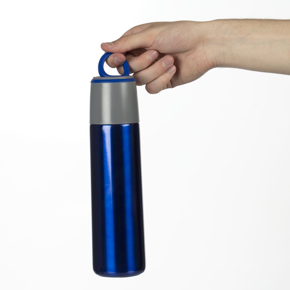 Термос Heater, синий-3