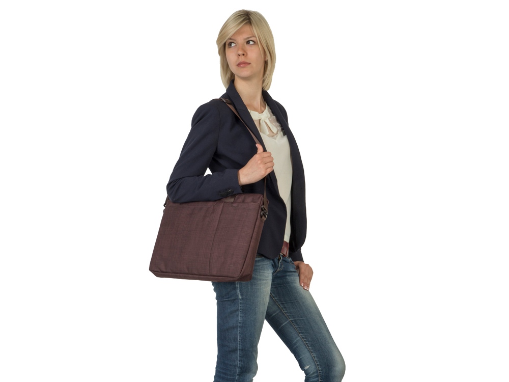 Сумка для ноутбука 15.6 8335, коричневый-8