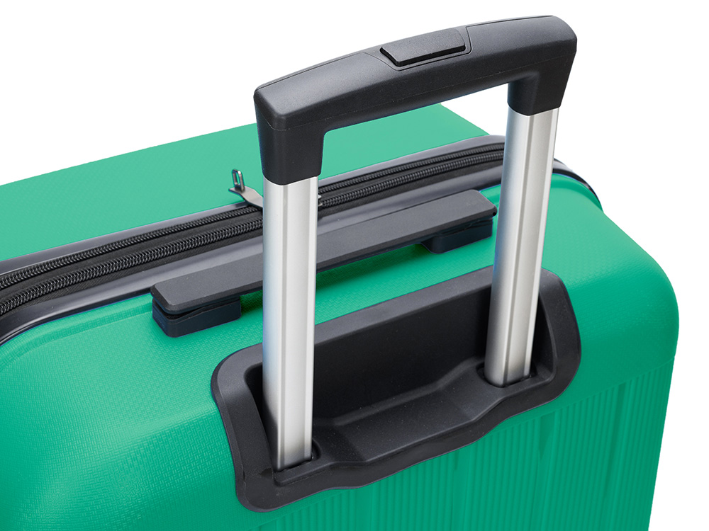 Чемодан TORBER В Отпуск, ярко-бирюзовый, полипропилен, 65,5 х 43,5 х 26 см, 62 л-2