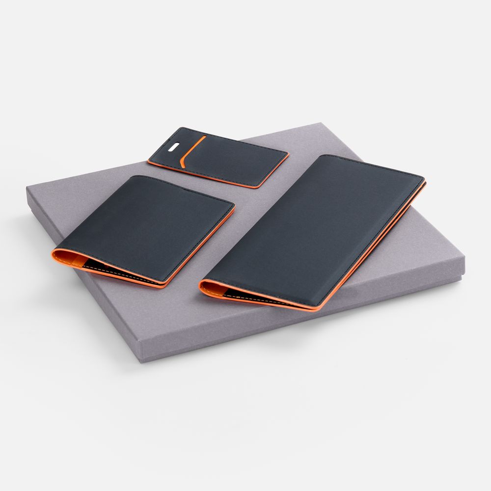 Набор Multimo Simple, черный с оранжевым-1