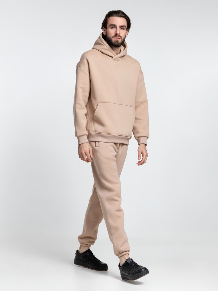 Худи Kulonga Oversize, бежевое-11