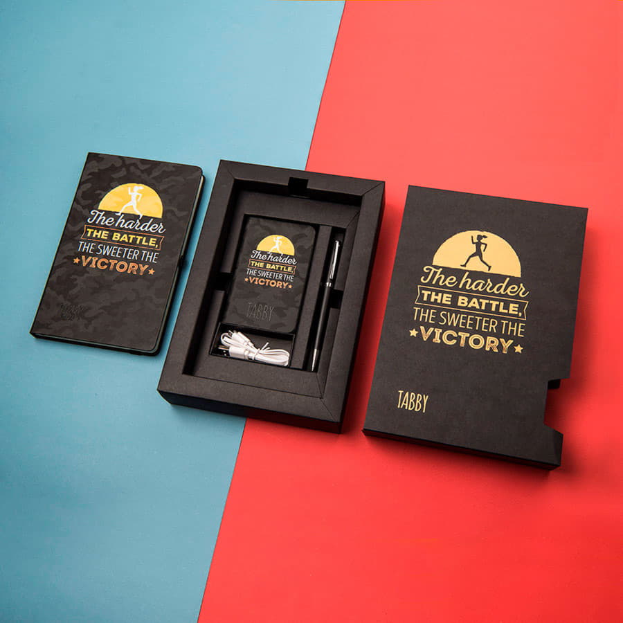 Универсальный аккумулятор "Tabby" (5000mAh), черный, 7,5х12,1х1,1см, черный-6