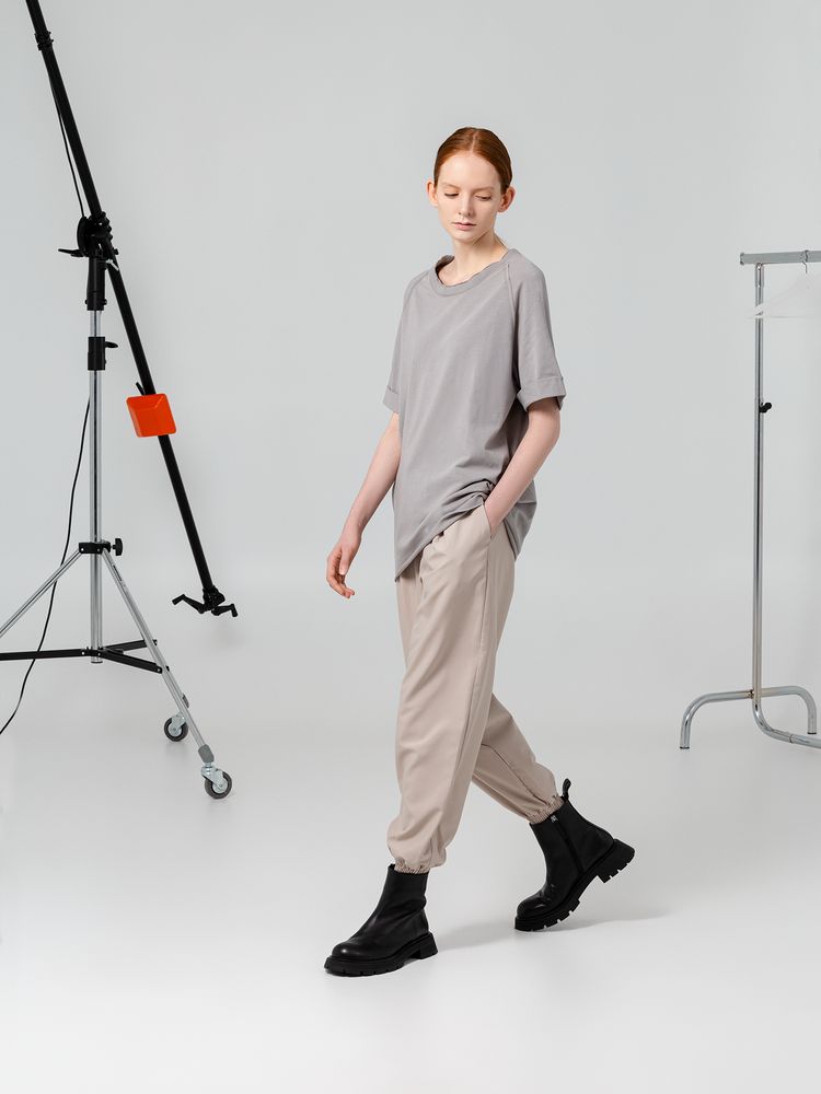 Футболка унисекс Vozduh 1.0, серая-1