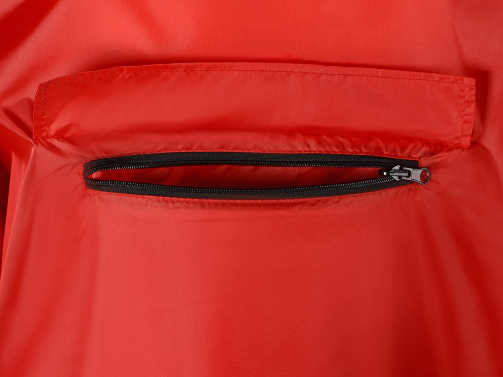 Дождевик - пончо Galaxy со светоотражающими элементами, красный-5