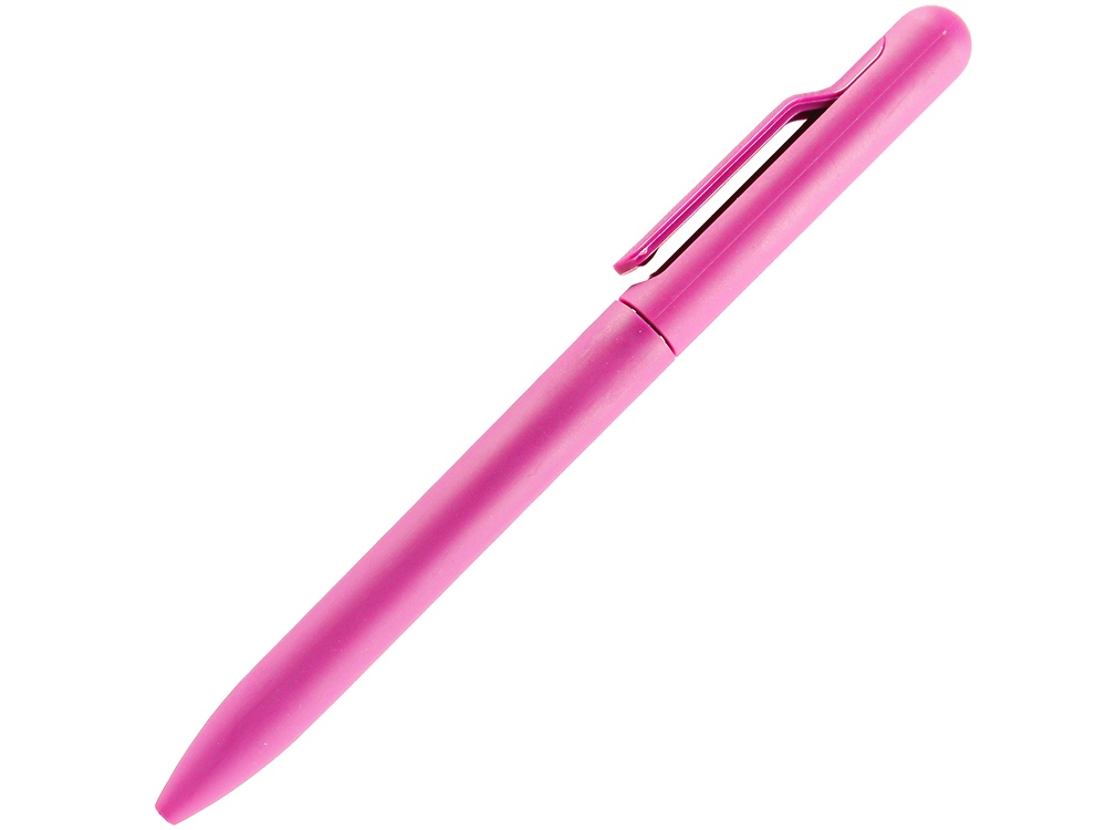 Ручка пластиковая шариковая FAMILY SOFIA, soft touch (Розовый)-0