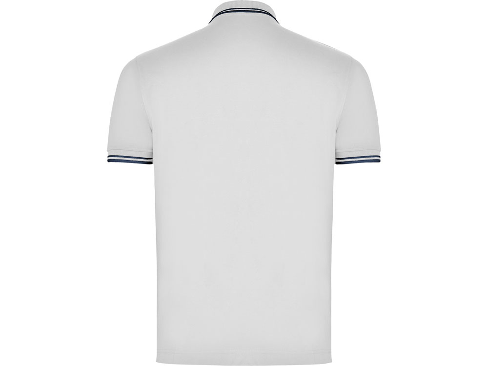 Рубашка поло Montreal мужская, белый/нэйви-1