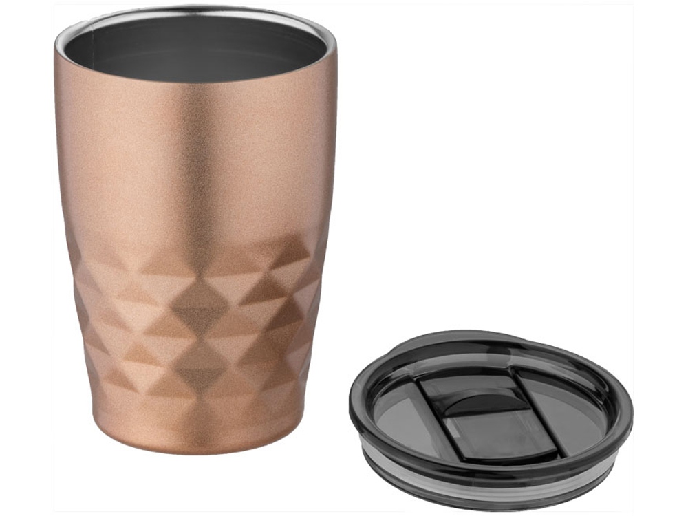 Кружка Geo с вакуумной изоляцией, медный/черный-1