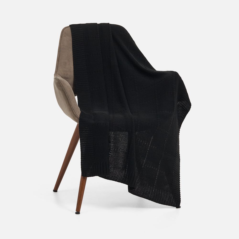 Плед Quadrisma, черный-1