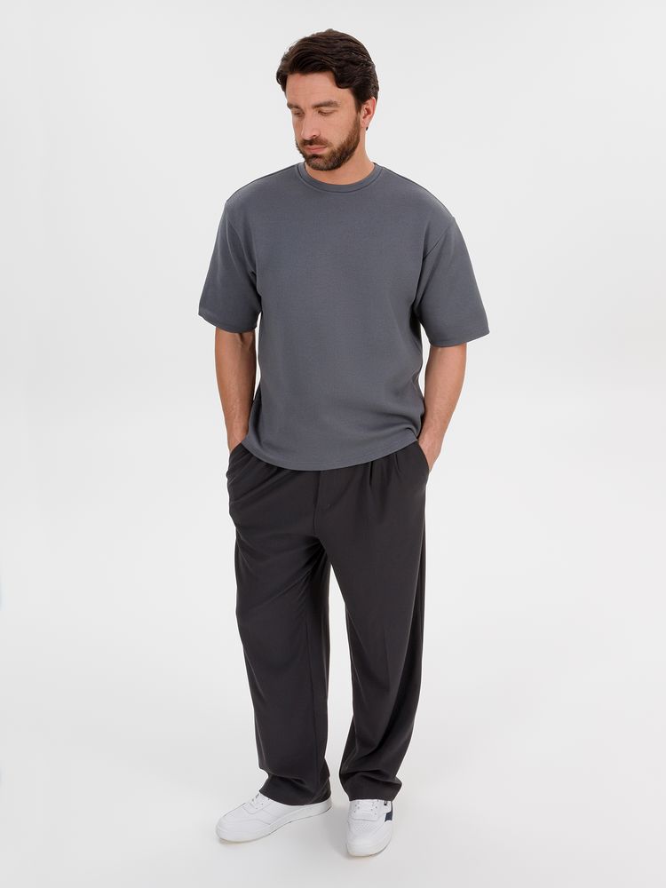 Джемпер с коротким рукавом Siluetti Volumica, серый-4