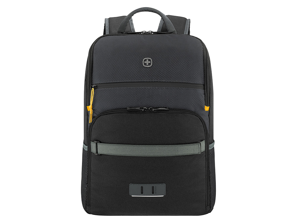 Рюкзак WENGER Move 16, чёрный, переработанный ПЭТ, 33 x 19 x 44 см, 22 л-1