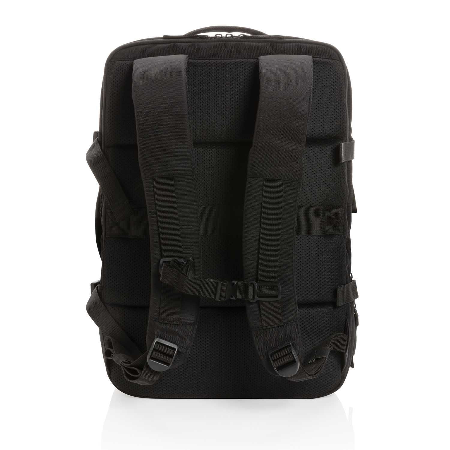 Рюкзак для путешествий Swiss Peak из rPET AWARE™ с регулируемым объемом, 15.6"-7