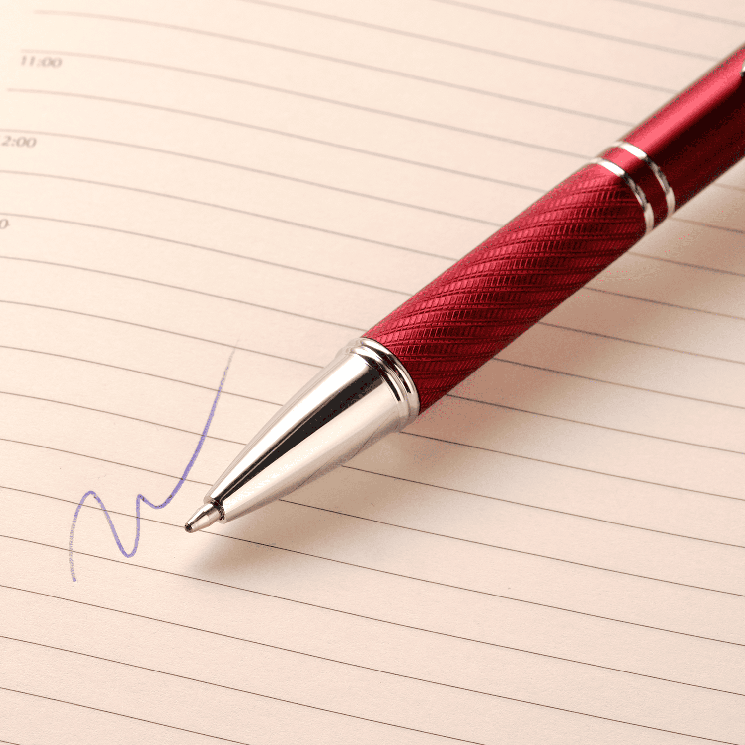 Шариковая ручка Crocus, красная-3